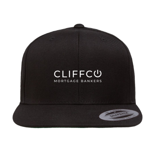 Cliffco Logo Flat Bill Snapback Cap