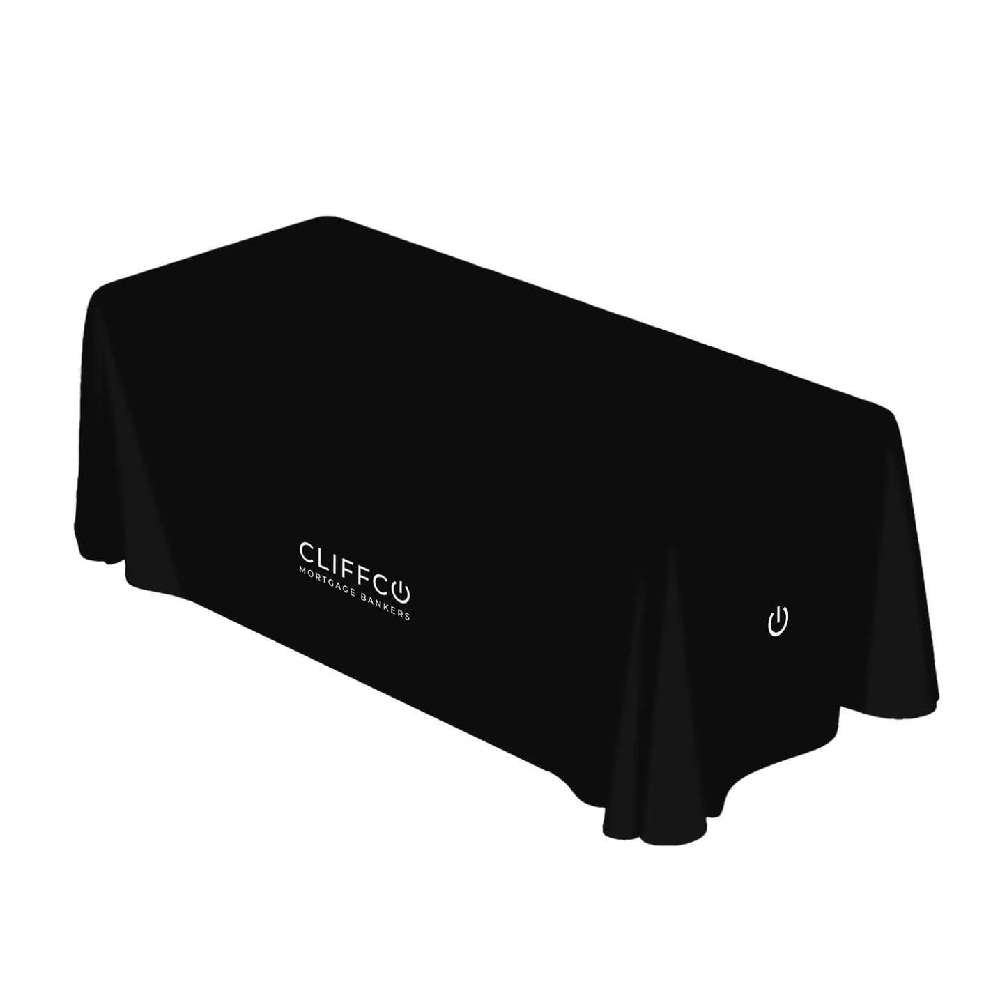 Cliffco 6ft Tablecloth V2 4 Sided Closed Back