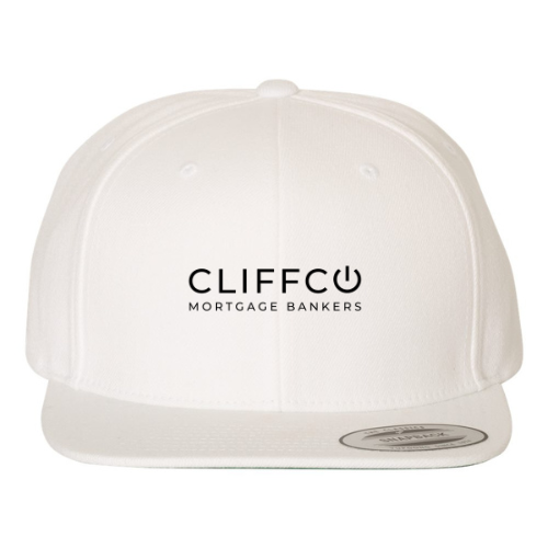 Cliffco Logo Flat Bill Snapback Cap