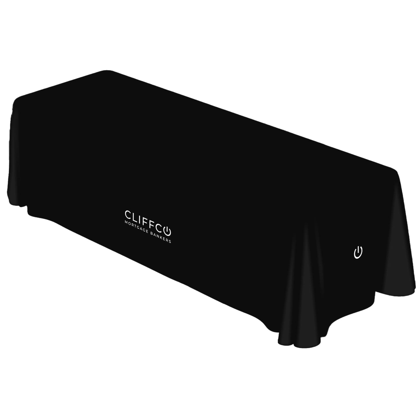Cliffco 8ft Tablecloth V2 4 Sided Closed Back