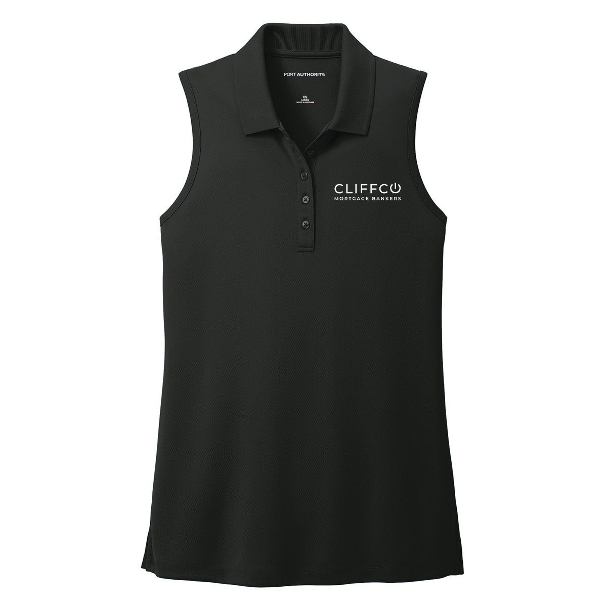 Cliffco Logo Ladies Sleeveless Polo