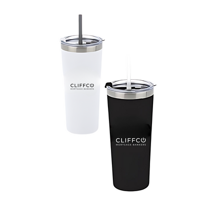 Cliffco 22 oz. Tumbler with Straw