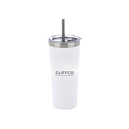 Cliffco 22 oz. Tumbler with Straw